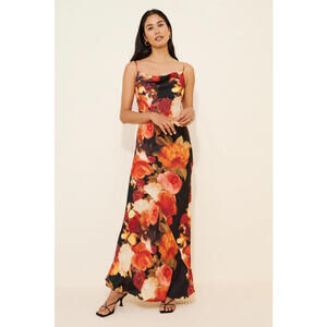 Anthropologie x Resa - Floral Print Maxi Dress with Spaghetti Straps, Size M